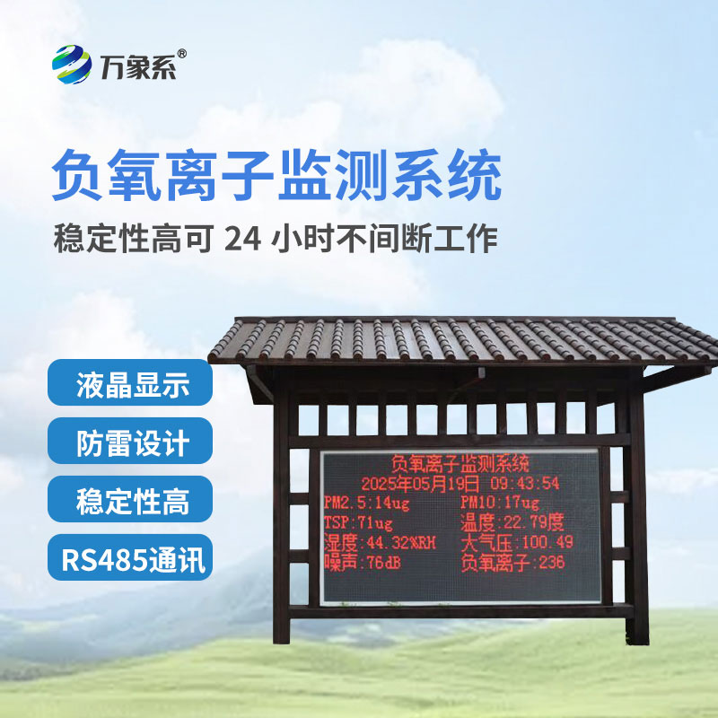 防腐木負氧離子監(jiān)測站